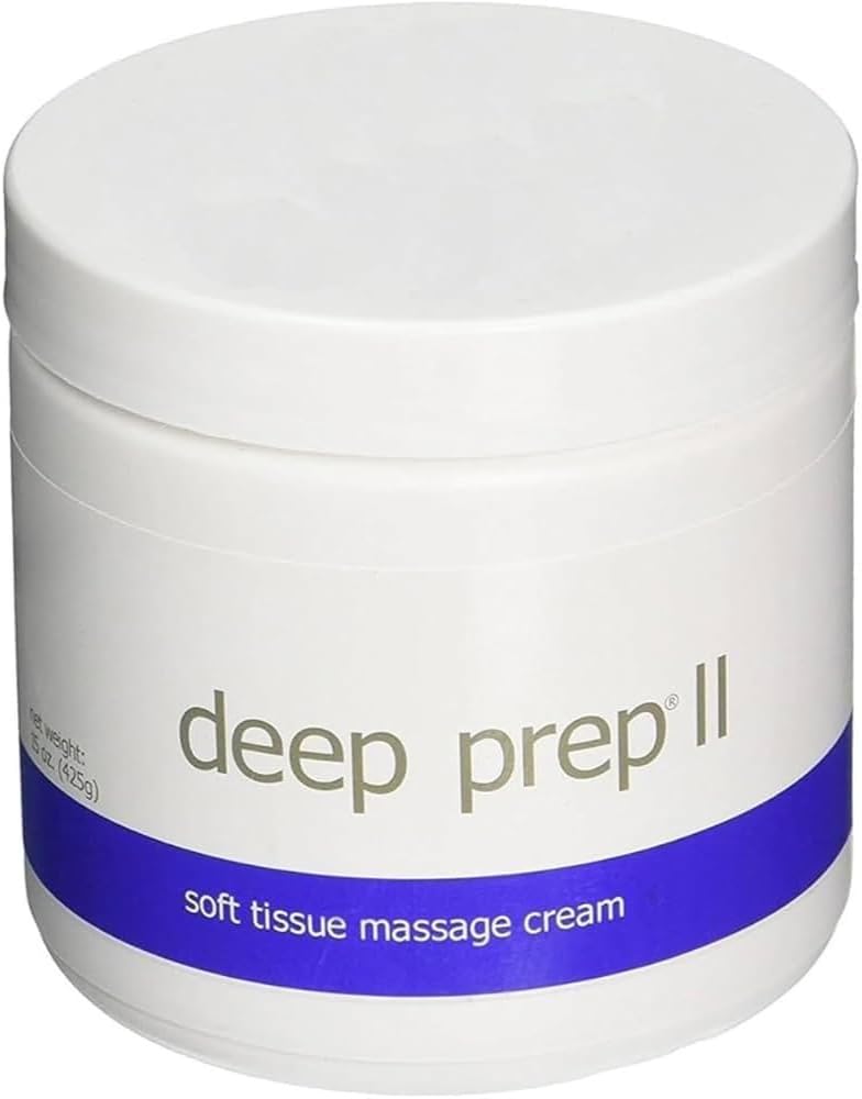 DEEP PREP II Soft Tissue Massage Crème, 15 oz Jar – Long-Lasting, Non-Greasy Formula for Therapeutic Massages - Image 1